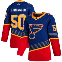 St. Louis Blues Youth - Jordan Binnington Reverse Retro NHL Jersey ::  FansMania